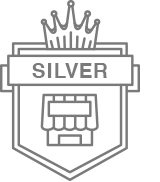 Award heading emblem silver